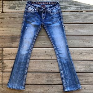 ROCK REVIVAL Kai Bootcut Jeans 28 EUC